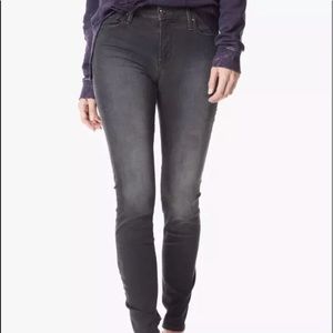 Joe's grey flawless skinny mid rise jeans